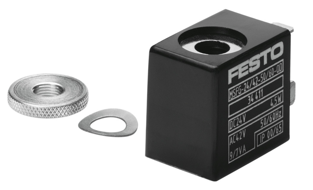 FESTO 电磁阀线圈 34411 MSFG-24/42-50/60-OD