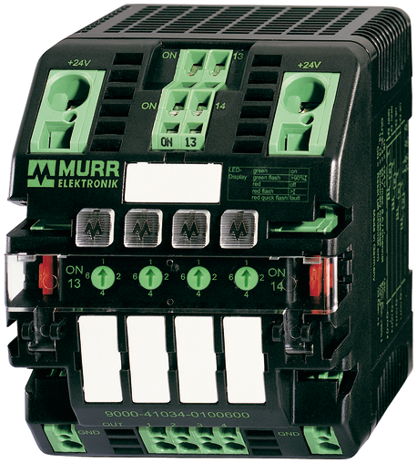 MURR MICO electronic circuit protection, 4 CHANNELS 9000-41034-0401000