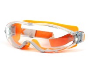 UVEX 内侧防雾 外侧防刮 防护眼罩 橙色（4副/盒 18盒/箱） 9002245