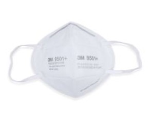 3M 耳戴式自吸过滤式防颗粒物呼吸器KN95（环保包装 50只/袋 10袋/箱） 9501+