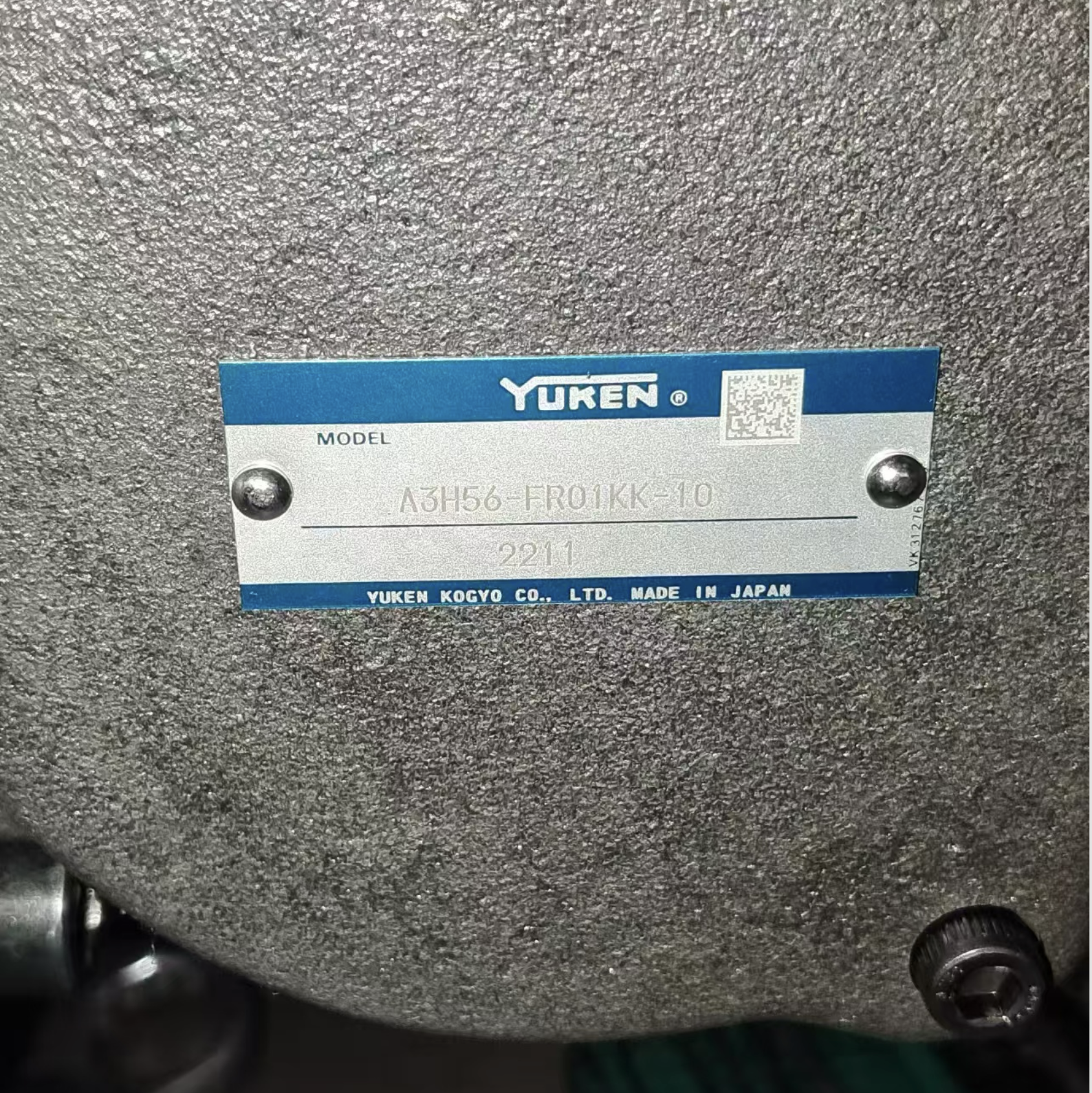 YUKEN 高压变量柱塞泵 A3H56-FR01KK-10