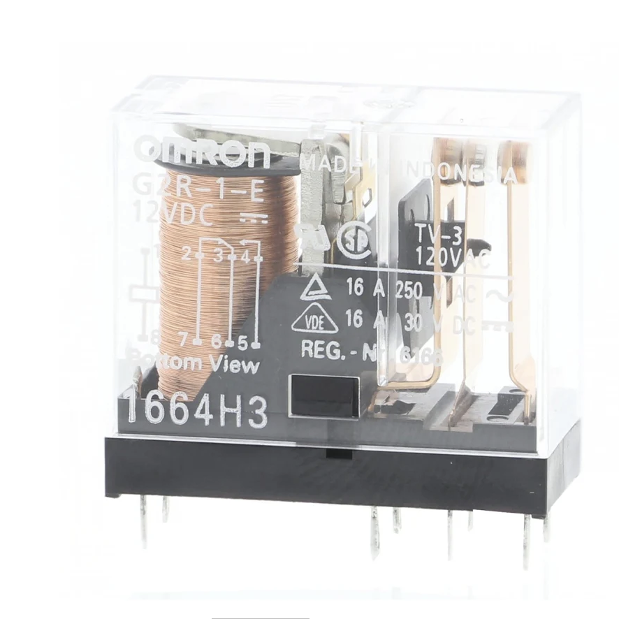 OMRON 继电器（一开一闭8脚16A） G2R-1-E 12VDC