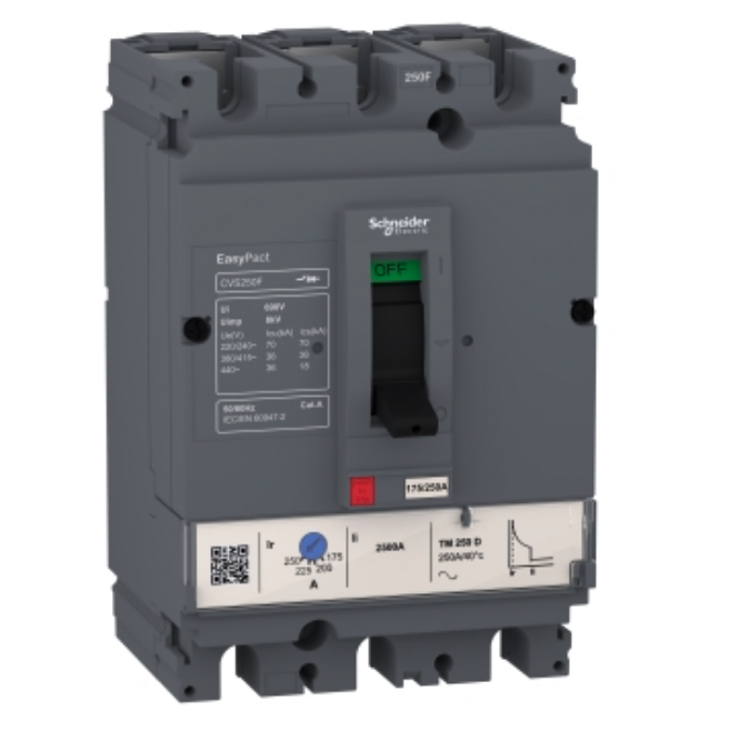 SCHNEIDER 空气开关 LV516333 CVS160F TM160D 3P3D circuit breaker