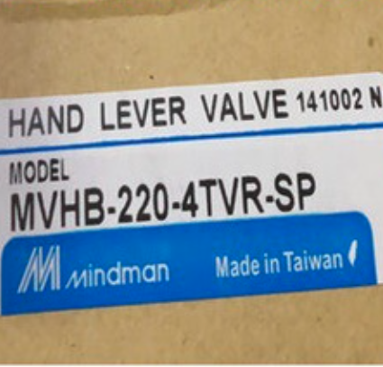MINDMAN 手动阀 MVHB-220-4TVR-SP