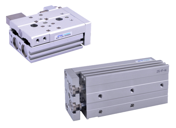 AirTAC/亚德客 HLQ、HLQL系列双轴型精密滑台气缸（循环滚珠） HLQL8*20SAS 